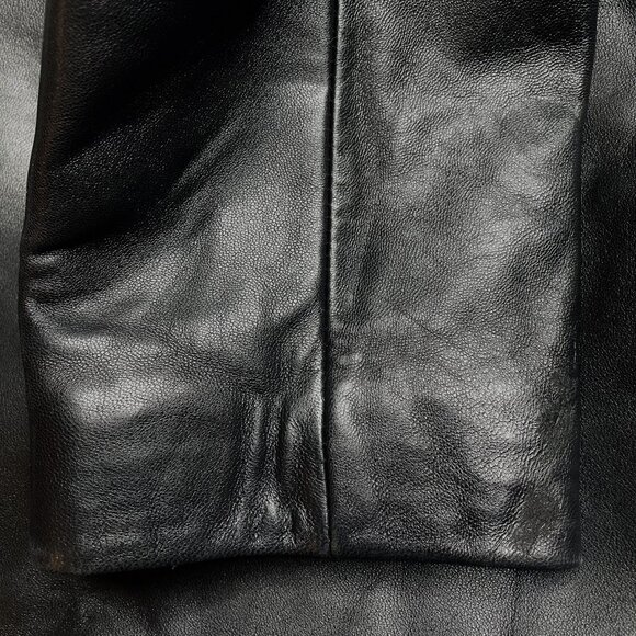 Marc New York Andrew Marc Vintage Soft Leather Double-Breasted Jacket Size S - Picture 11 of 11